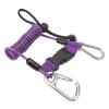 Aramox Anti Lost Diving Camera Spring Rope Stainless Steel Convenient for Diving (Purple) view 4