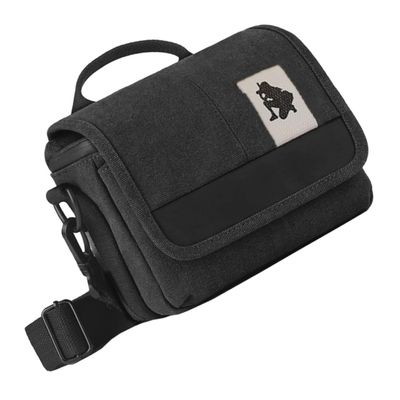 LIFKICH Camera Pouch for Mirrorless Cameras Stylish Shoulder Strap Storage Bag Lightweight Canvas Case with Fit for Professional and Hobbyist Photographers