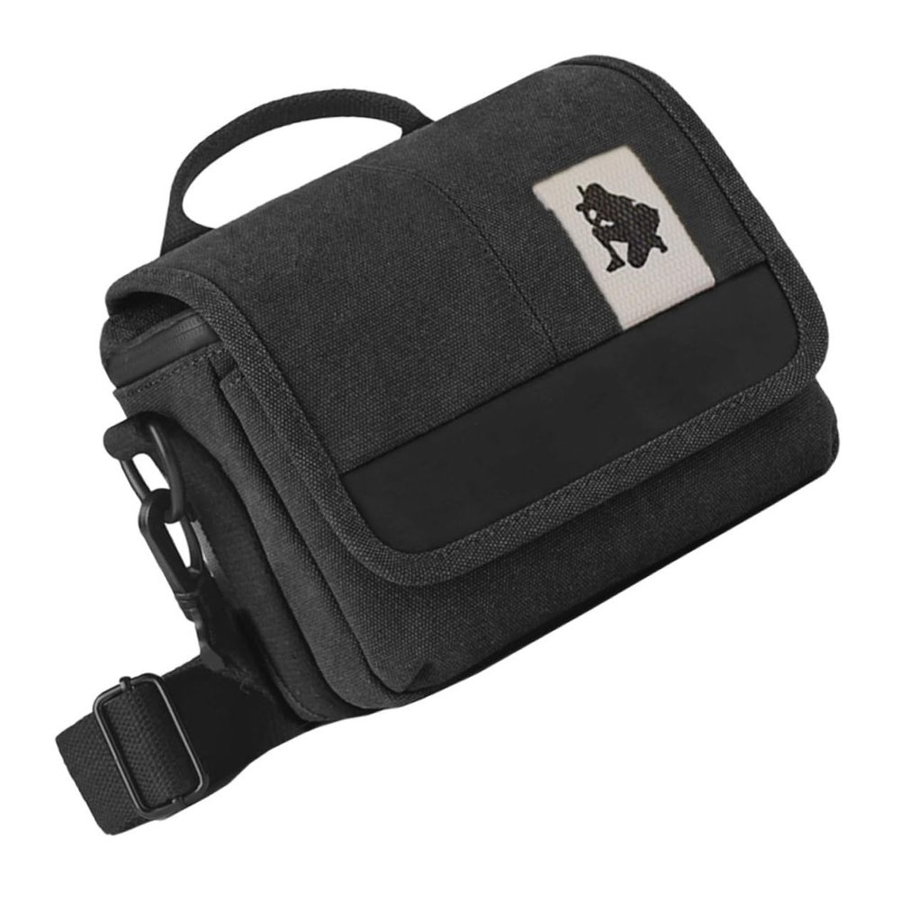 LIFKICH Camera Pouch for Mirrorless Cameras Stylish Shoulder Strap Storage Bag Lightweight Canvas Case with Fit for Professional and Hobbyist Photographers