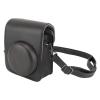 Akozon Protective Camera Case for Mini 40 PU Leather Bag Adjustable Shoulder Strap Photography (Black) view 1