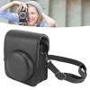 Akozon Protective Camera Case for Mini 40 PU Leather Bag Adjustable Shoulder Strap Photography (Black) view 2