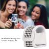 Akozon Stylish Plaid Pattern PU Protective Carrying Case with Hand Strap for PAL (White) view 3