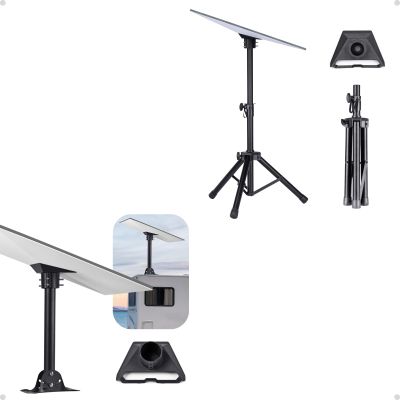 Adjustable Tripod Stand for Starlink Standard Gen 3, Stainless Steel with Aluminum Pipe Adapter, Adjustable Mounting Kit with Aluminum Pipe Adapter Pole Mount for Starlink Standard/Gen 3