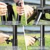 Adjustable Tripod Stand for Starlink Standard Gen 3, Stainless Steel with Aluminum Pipe Adapter, Adjustable Mounting Kit with Aluminum Pipe Adapter Pole Mount for Starlink Standard/Gen 3 view 3