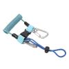 Aramox Anti Lost Diving Camera Spring Rope Stainless Steel Convenient for Diving (Blue) view 3