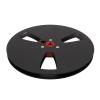 Qiilu Aluminum Alloy Empty Tape Reel for Reel to - Open Sound Tape Empty with Handling (Black) view 2