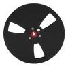 Qiilu Aluminum Alloy Empty Tape Reel for Reel to - Open Sound Tape Empty with Handling (Black) view 3