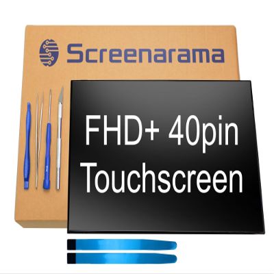SCREENARAMA New Screen Replacement for BOE NV140WUM-T04 V3.0 40pin Touch FHD+ 1920x1200 IPS LCD LED Display with Tools and Tape