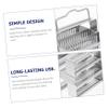 Alipis Stainless Steel Staining Rack for Microscope Slides Lab Jar Rack Drying Storage Box view 3