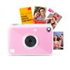 Kodak Printomatic+ Instant Print Digital Camera (Pink) 10MP Portable Camera with Interactive RGB LED Status Indicator, Prints Full-Color Photos on Zink 2x3 Sticky-Backed Photo Paper - Easy & Fun view 1