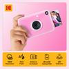 Kodak Printomatic+ Instant Print Digital Camera (Pink) 10MP Portable Camera with Interactive RGB LED Status Indicator, Prints Full-Color Photos on Zink 2x3 Sticky-Backed Photo Paper - Easy & Fun view 2