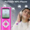 LICAEVEY HiFi MP3 MP4 Player with 1.8" Color Screen, Support 128GB Expandable Memory, Aluminum Alloy Body, 10 Hour Playback, Supports MP3 | WMA | FLAC | APE (Pink Purple) view 4