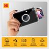 Kodak Printomatic+ Instant Print Digital Camera (Black) 10MP Portable Camera with Interactive RGB LED Status Indicator, Prints Full-Color Photos on Zink 2x3 Sticky-Backed Photo Paper - Easy & Fun view 2