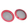 Qiilu Speaker Grill Guard Protector 2pcs Speaker Covers Black Round Speaker Grill Mesh Deco Ive Subwoofer with 8 Screws OD 97mm for Car Speakers (Red) view 4
