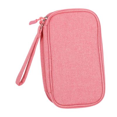 Angoily Large Opening Travel Case Electronics Accessories Organizer Hard Drive Sleeve Cord Organizer Bag