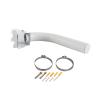 Adjustable Satellite Dish Antenna Mount, Satellite Antenna J Pole Mounting Kit, Universal Antenna Mount for Wall Eave Roof view 1