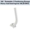 Adjustable Satellite Dish Antenna Mount, Satellite Antenna J Pole Mounting Kit, Universal Antenna Mount for Wall Eave Roof view 4