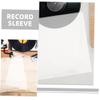 Happyyami 10pcs Record Protective Bag Outer Record Cover Clear Polypropylene Cover Sleeve Protection Wrap Removable Thick for Records Albums Party Adhesive Plastic view 3