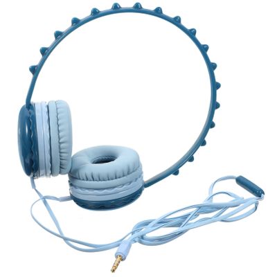 NUOBESTY Ear Dinosaur Headphones for Boys and Girls Lightweight Wired Headset Microphone Safe Volume Control for School Tablets and Travel Activities