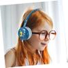 NUOBESTY Ear Dinosaur Headphones for Boys and Girls Lightweight Wired Headset Microphone Safe Volume Control for School Tablets and Travel Activities view 2