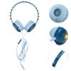 NUOBESTY Ear Dinosaur Headphones for Boys and Girls Lightweight Wired Headset Microphone Safe Volume Control for School Tablets and Travel Activities view 4