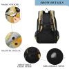 ALAZA Two Black Cats Looking at Each Other School Backpacks Travel Laptop Bag Kids Bookbag for Girls Boys Teens Women Men view 3