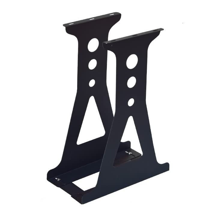 FYorbitH CPU Stand CPU Holder Under Desk Mount - PC Tower Case Holder for Table - Adjustable Width - CPU Stand PC Host Case Hanging Bracket CPU Holder(Black,510mm)