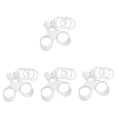 ABOOFAN 4pairs Diy Car Speaker Bracket Auto Speaker Rings Vehicle Spacers High Adaptable Audio Adapter Ring
