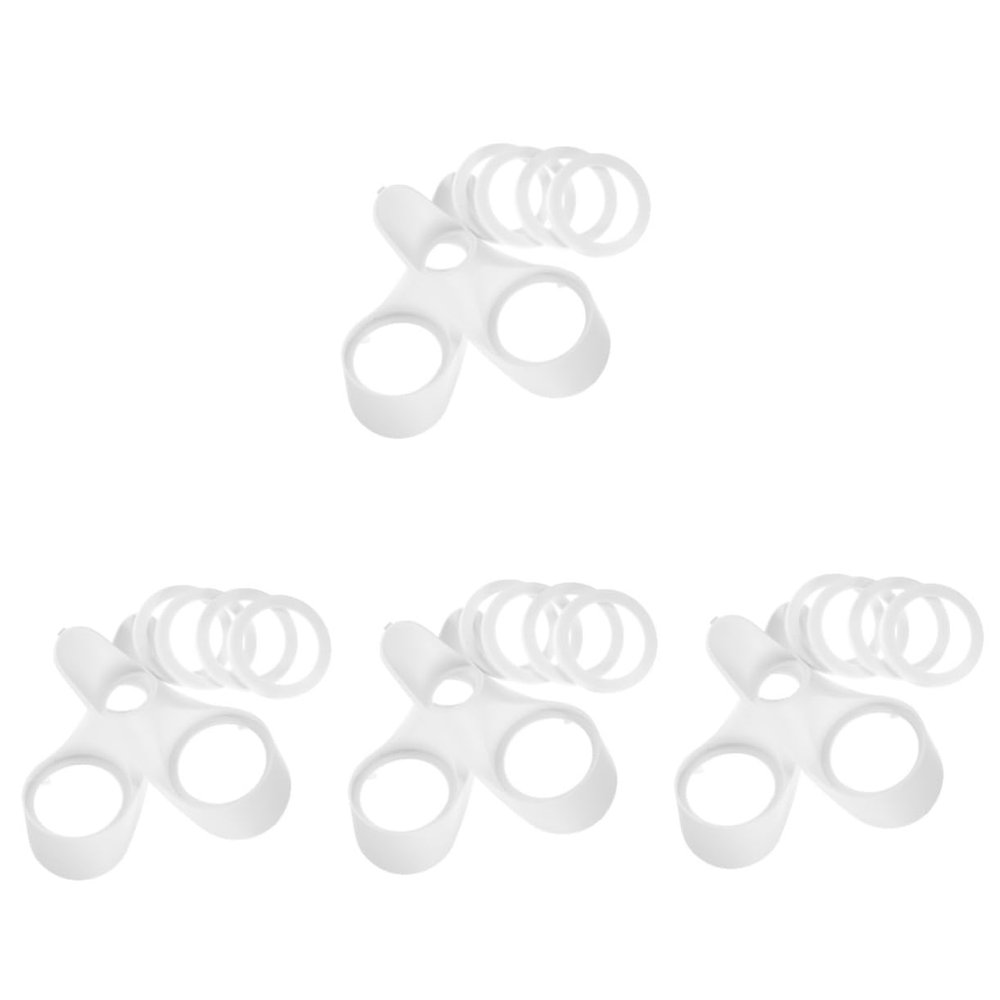 ABOOFAN 4pairs Diy Car Speaker Bracket Auto Speaker Rings Vehicle Spacers High Adaptable Audio Adapter Ring