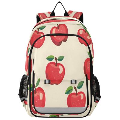 ALAZA Red Fruit01 School Backpacks Travel Laptop Bag Kids Bookbag for Girls Boys Teens Women Men