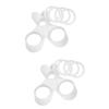 ABOOFAN 2pairs Car Speaker Mounting Spacer Auto Speaker Washer Rings Sound Quality Improvement view 1