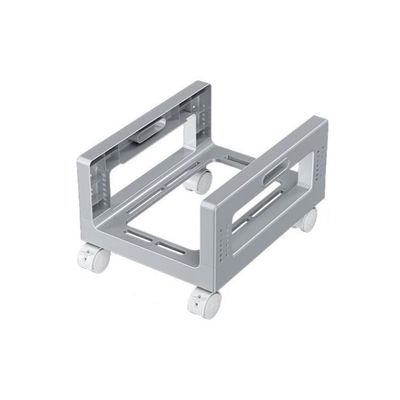 CPU Stand PC Tower Stand, PC Tower Stand Holder with Rolling Caster Wheels, Mobile CPU Stand for Floor Carpet Gaming PC Case CPU Holder(Gris)