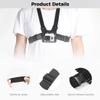 3-in-1 Selfie Mount Kit for Action Cameras, Chest, Head, and Neck Strap Mounts for Hands-Free Vlogging & Photography view 2