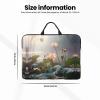 Lotus Flower Patterned Laptop Sleeve (16.5x12.2 inches), Anti-Collision Protective Shell, Portable Handheld Design view 3