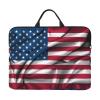 American Flag Patterned Laptop Sleeve (16.5x12.2 inches), Anti-Collision Protective Shell, Portable Handheld Design view 1
