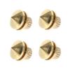 CONGARTENO 4pcs Pure Copper Studio Monitor Pads for Recording Studio Shockproof Speaker Spikes Speaker Isolation Karaoke Spikes Pad view 1