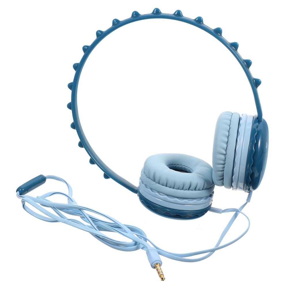DOITOOL Boy Girl Dinosaur Shape Wired Headphones Over-Ear Gaming Headset for Girls Lightweight and Comfy Design for School Tablets and Travel Activities