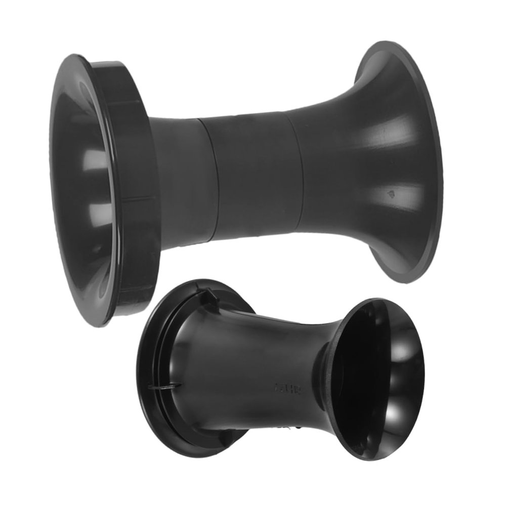 Angoily 2pcs Bass Woofer Tube for Enhanced Audio Performance Compatible Speakers Black Accessory for Improved Bass Dynamics and