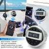 MH Marine Boat Stereo Gauge Receiver - Audio Systems, Wireless Connection, AM/FM, USB Port, AUX, No CD DVD Player, Radio Receiver with Control view 2