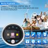 MH Marine Boat Stereo Gauge Receiver - Audio Systems, 3 Inch Video Playback, Wireless Connection, AM/FM, USB Port, AUX, No CD DVD Player, MP5 Player Radio Receiver view 3