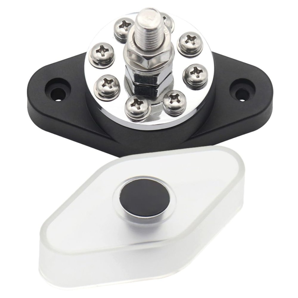GLEAVI 300A Terminal Bus Bar Distribution Block for Automotive and Use High Electrical Bus Bar for Car Truck Rv Boat Wiring Harness Organization and Power Distribution