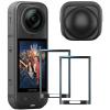 AMAZEAR Screen Protector and Lens Cap Combo for Insta360 X5 Accessories, Insta 360 X4/X5 Tempered Glass Film Screen Cover (2Pack) and Silicone Lens Guards Protective Case Bundle Kit view 1