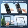 AMAZEAR Screen Protector and Lens Cap Combo for Insta360 X5 Accessories, Insta 360 X4/X5 Tempered Glass Film Screen Cover (2Pack) and Silicone Lens Guards Protective Case Bundle Kit view 4