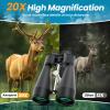 20x80 Binoculars for Adults High Powered - Aurosports 80mm Large Aperture Binocular with Clear Low Light Vision - Long Range Binoculars for Bird Watching Stargazing Hunting Outdoor view 2