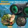 20x80 Binoculars for Adults High Powered - Aurosports 80mm Large Aperture Binocular with Clear Low Light Vision - Long Range Binoculars for Bird Watching Stargazing Hunting Outdoor view 3