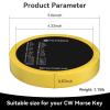 PUTIKEEG Morse Code Round Table Key morse code List Learning Shortwave Radio (Yellow) view 2