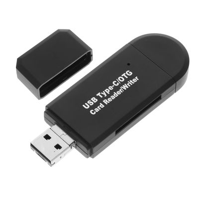 LAPYAPPE Multi-Functional USB Type- Adapter for High-Speed Data Transfer Compatible OTG Function for Easily Access Photos Videos and Data from Devices