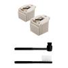 ATN3600L Record Player Pin Replacement, 2 Pack with Cleaning Brushes, Tip Carbon Fiber Cantilever view 2