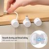 360 Rotatable Cord Organizer  Magnetic Cable Clips Adhesive Cable Management Holders for Desk, Car, Nightstand  6 Pack (White) view 2