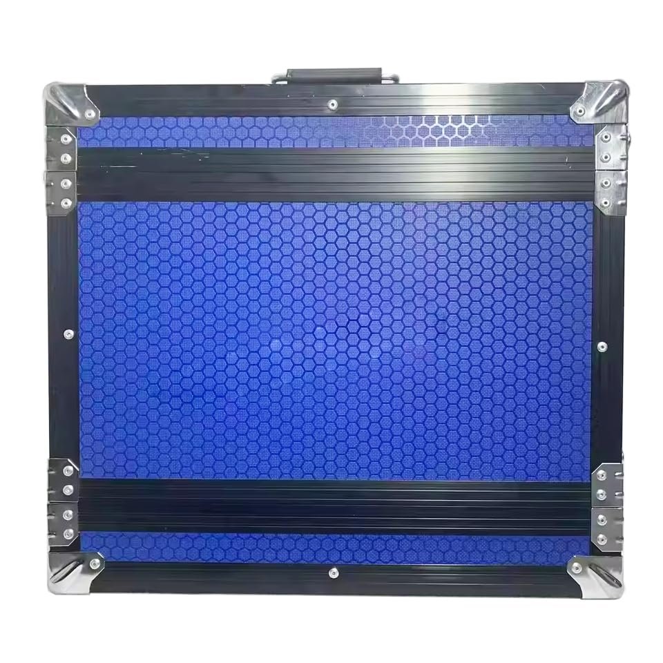 EnhanBili 2U Flight Case for LED Video Processor, Aluminum Flight Case Support VX Serious, MCTRL Serious, VDWALL Serious